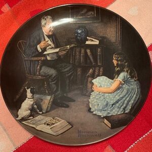 VINTAGE LIMITED EDITION- Norman Rockwell Collector's Plate